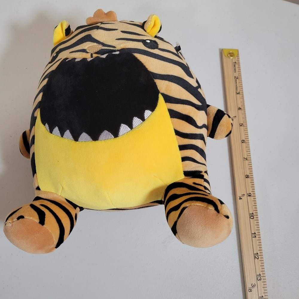 Jazwares Jungle Tiger Stuffed Animal Plush 11" x 9" New With Tag NWT 0356 - Picture 8 of 9